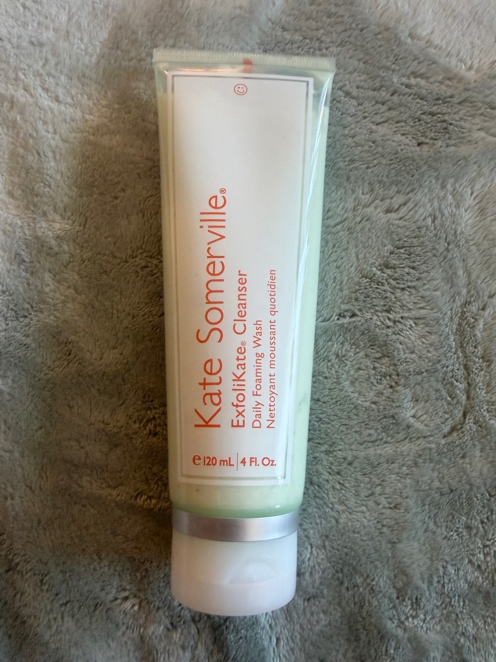 Kate Somerville Mint Green and White ExfoliKate Cleanser